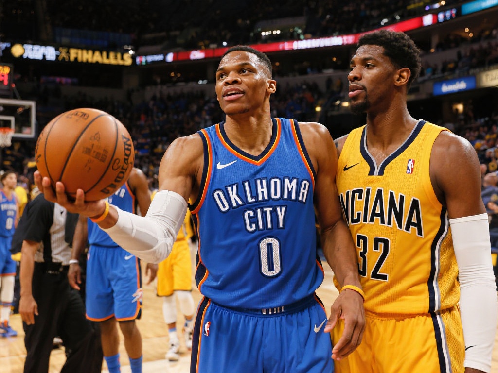 雷霆步行者巅峰对决：霍姆格伦6月14日闪耀全场