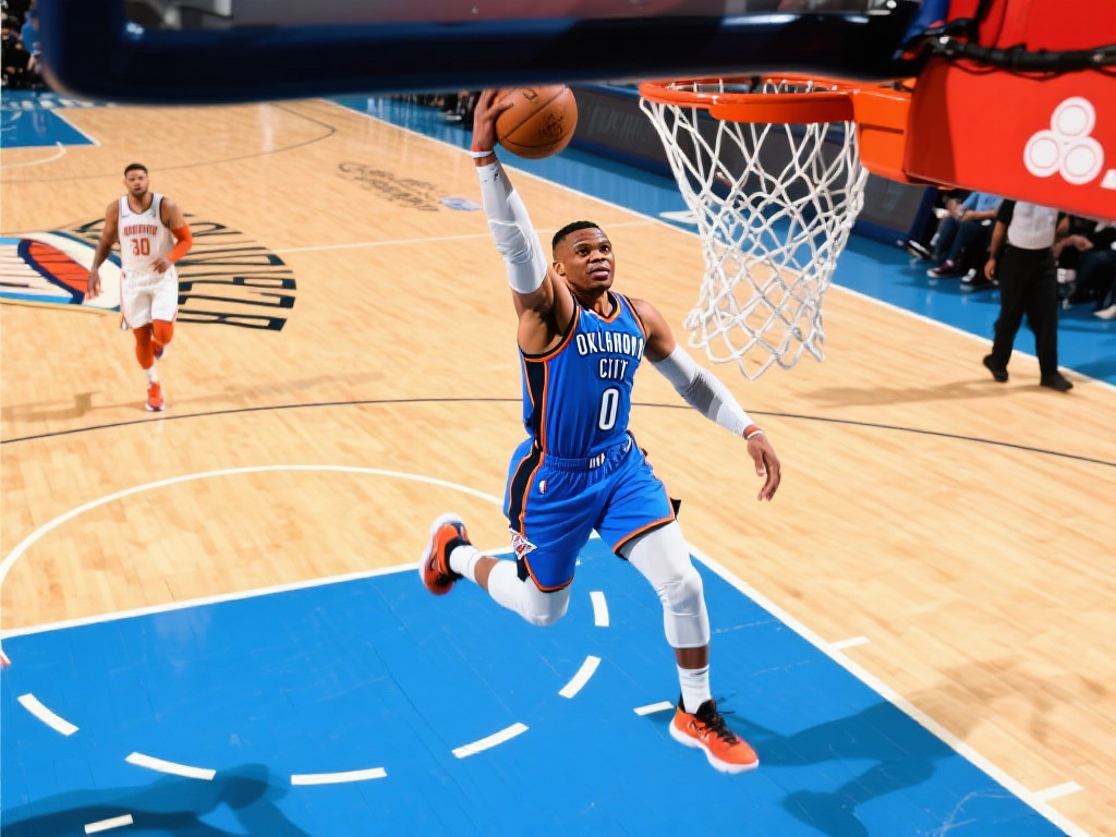 威少似曾相识空篮失手，前三节狂砍30分